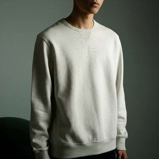 Light Gray Sweatshirt – Casual Comfort with Premium Style