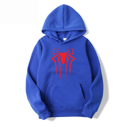 2026 Fashion Men’s Spider Hoodie – Casual Printed Sweatshirt