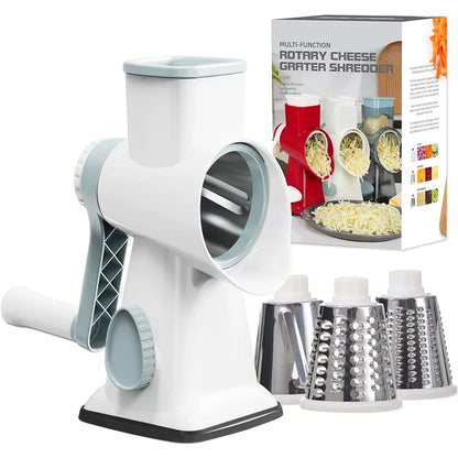 3-in-1 Rotary Slicer & Grater