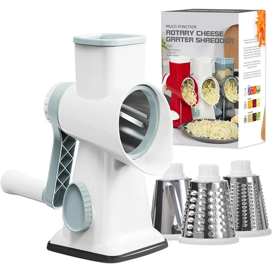 3-in-1 Rotary Slicer & Grater