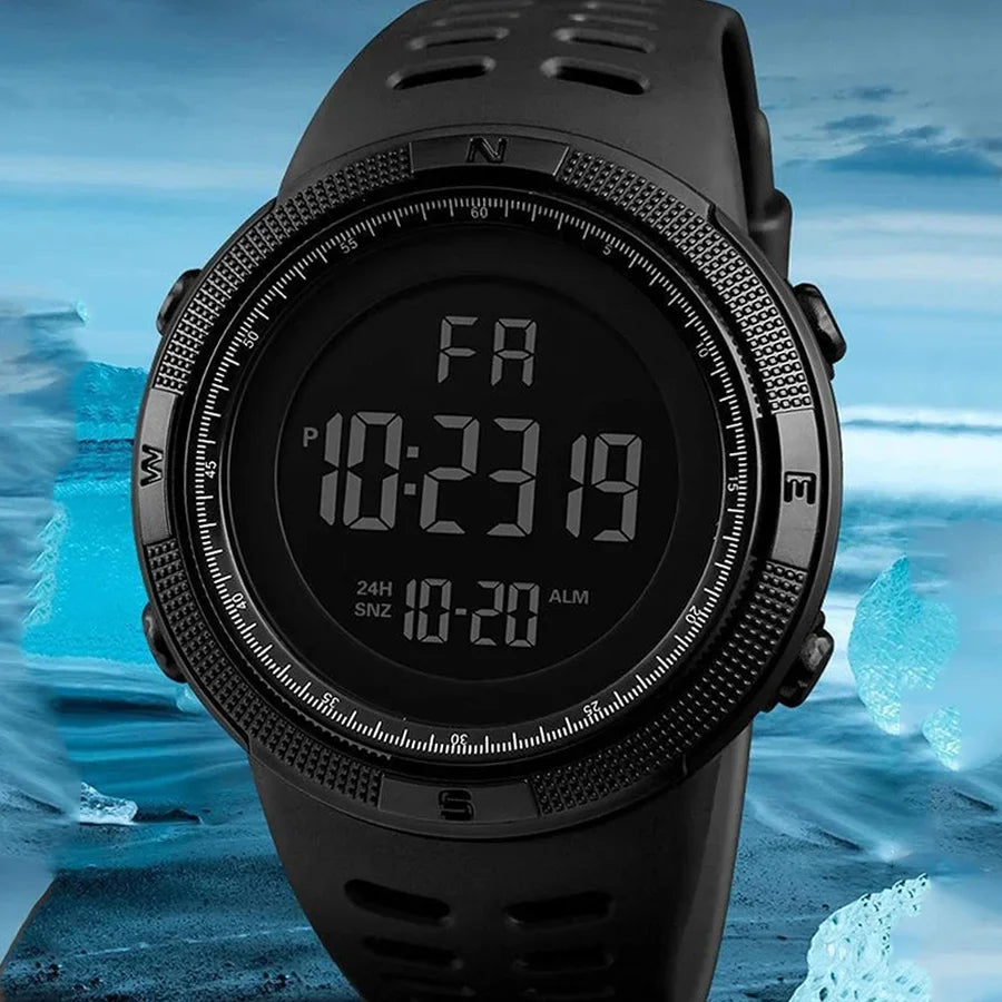Men's LED Military Sports Watch – Digital Luminous Wristwatch