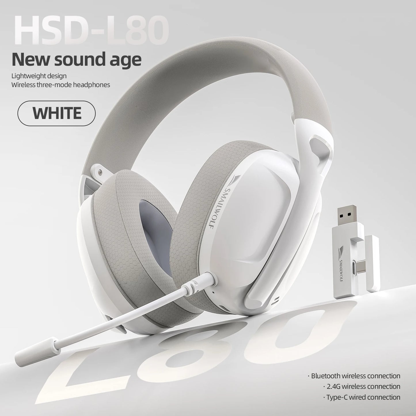 SmailWolf L80 Bluetooth Wireless Gaming Headset