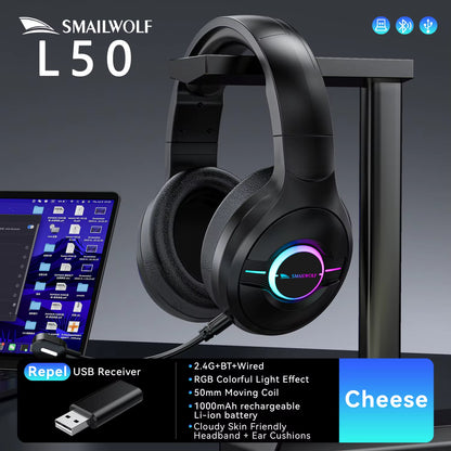 SmailWolf L80 Bluetooth Wireless Gaming Headset