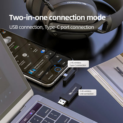 SmailWolf L80 Bluetooth Wireless Gaming Headset