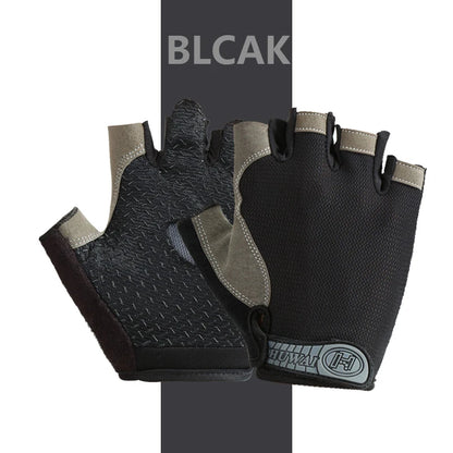 Fingerless Fitness Gloves – Anti-Slip & Breathable
