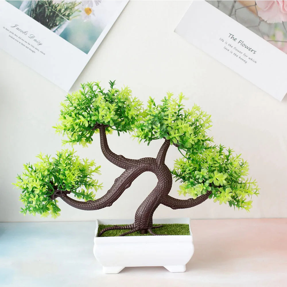 Mini Artificial Bonsai Tree – Home Decor