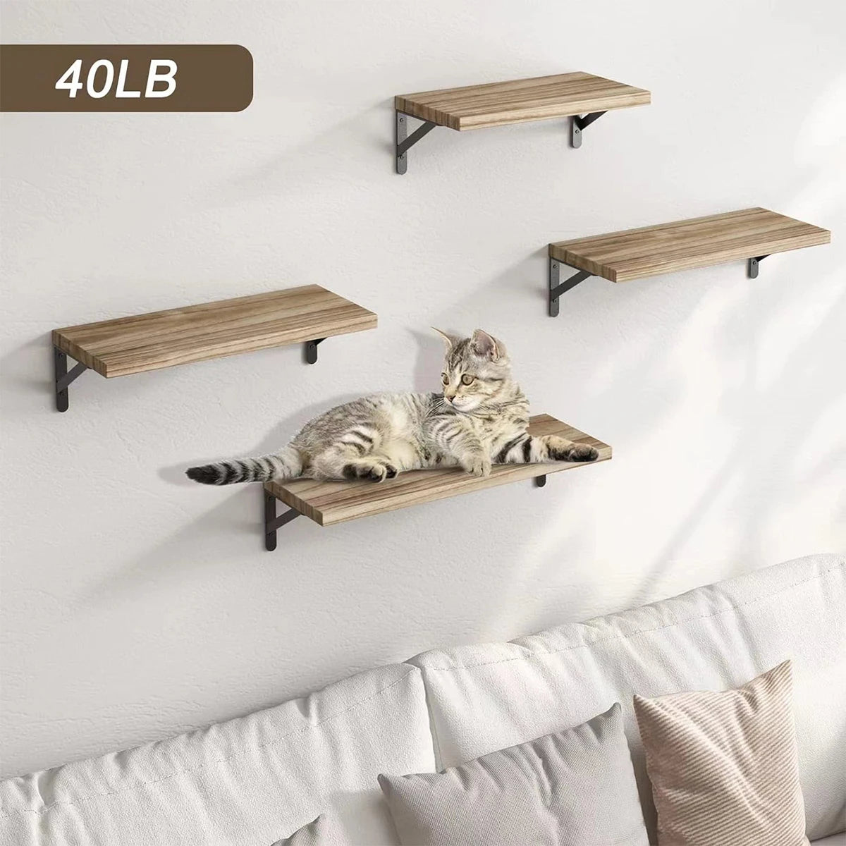 Floating Wood Wall Shelves – Home & Room Storage