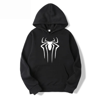 2026 Fashion Men’s Spider Hoodie – Casual Printed Sweatshirt