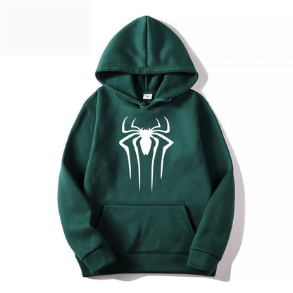 2026 Fashion Men’s Spider Hoodie – Casual Printed Sweatshirt