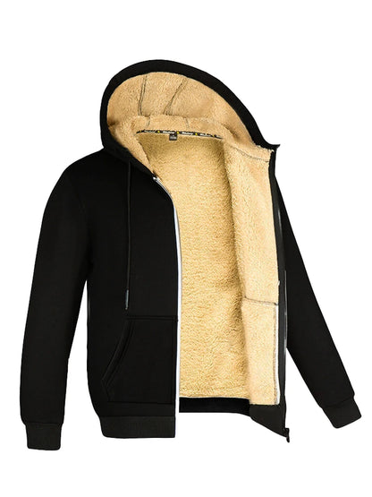 Winter Lambswool Fleece Hoodie – Warm & Casual