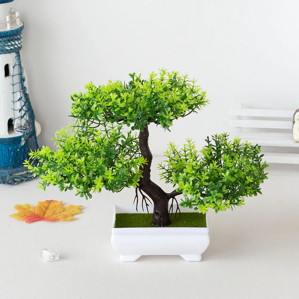 Mini Artificial Bonsai Tree – Home Decor