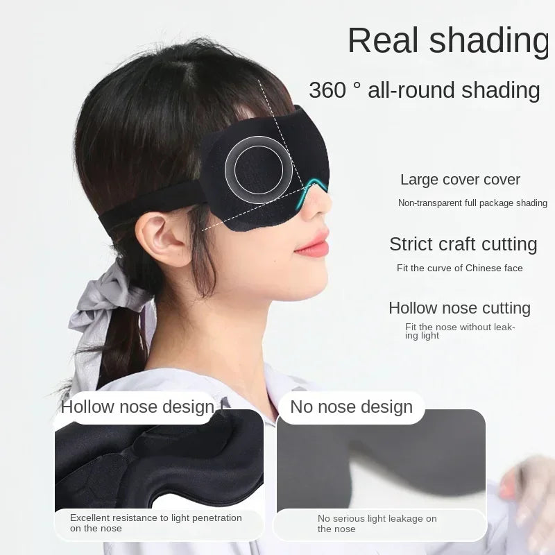 3D Sleeping Mask – Soft Eye Shade for Travel, Night, and Relaxation