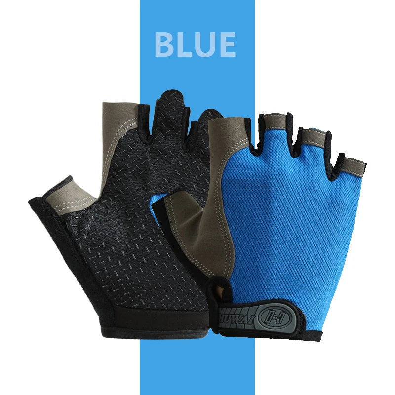 Fingerless Fitness Gloves – Anti-Slip & Breathable