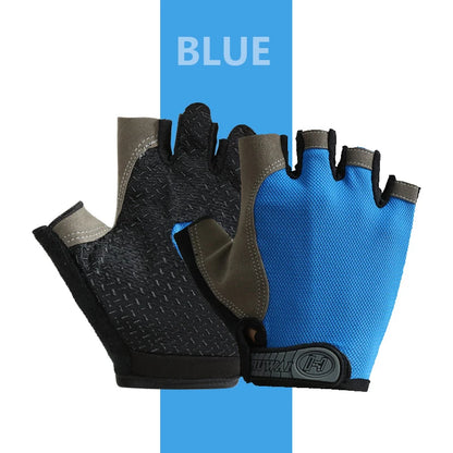 Fingerless Fitness Gloves – Anti-Slip & Breathable