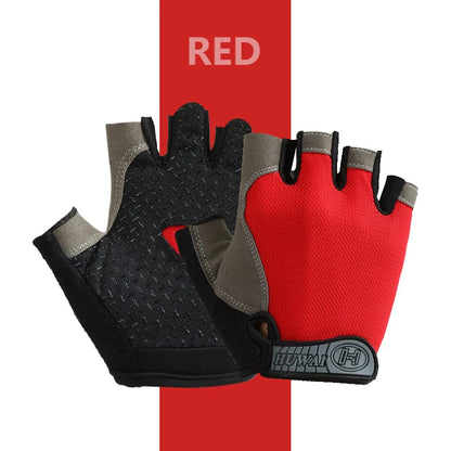 Fingerless Fitness Gloves – Anti-Slip & Breathable