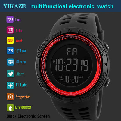 Men's LED Military Sports Watch – Digital Luminous Wristwatch