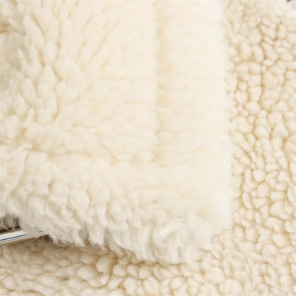 2026 Luxury Faux Fur Biker Jacket – Chic Warmth with Modern Edge