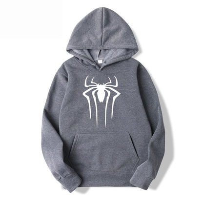 2026 Fashion Men’s Spider Hoodie – Casual Printed Sweatshirt