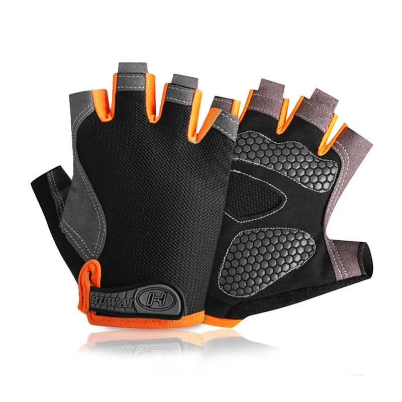 Fingerless Fitness Gloves – Anti-Slip & Breathable