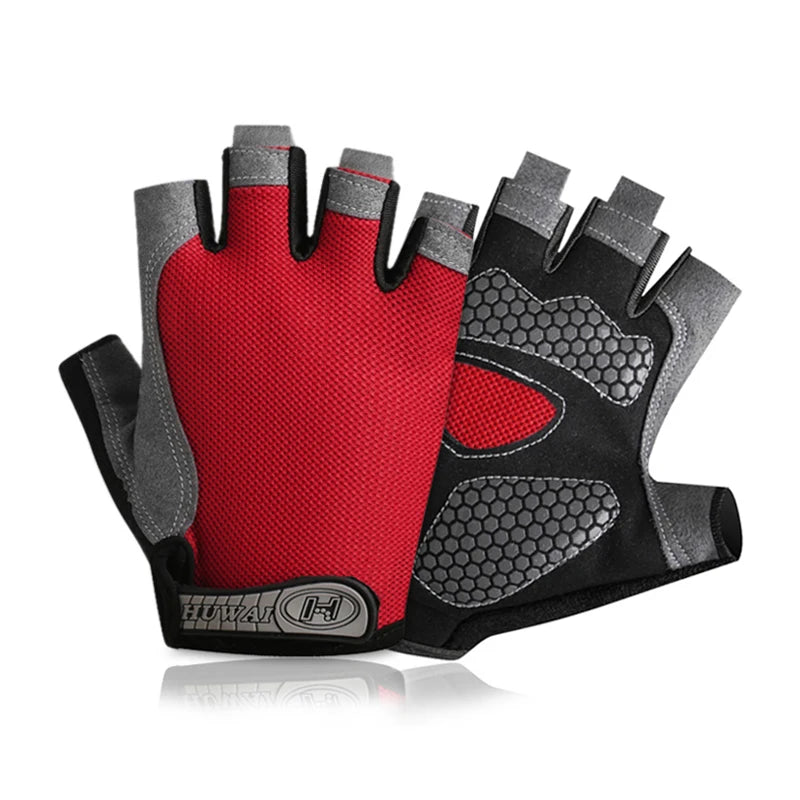 Fingerless Fitness Gloves – Anti-Slip & Breathable