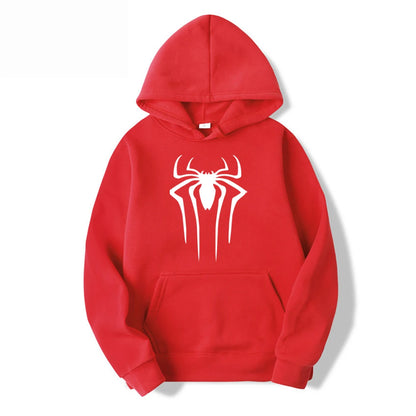 2026 Fashion Men’s Spider Hoodie – Casual Printed Sweatshirt