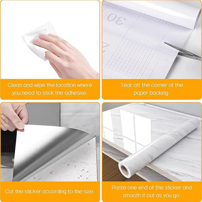 Pearlescent PVC Wall Sticker – Waterproof & Self-Adhesive