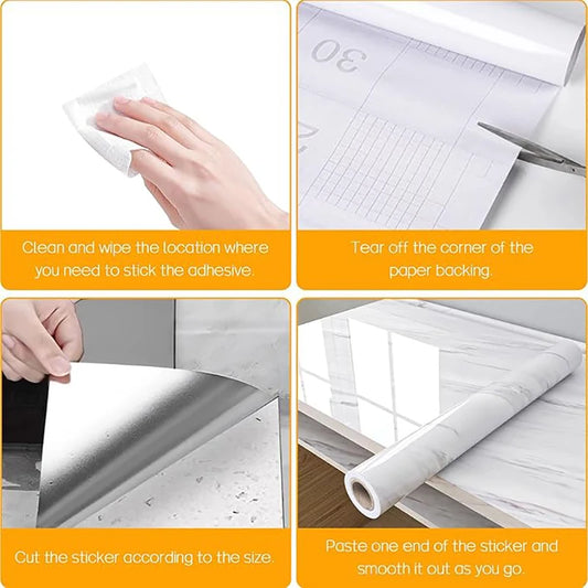 Pearlescent PVC Wall Sticker – Waterproof & Self-Adhesive