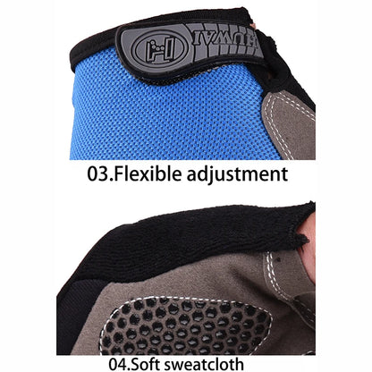 Fingerless Fitness Gloves – Anti-Slip & Breathable