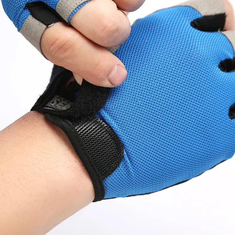 Fingerless Fitness Gloves – Anti-Slip & Breathable