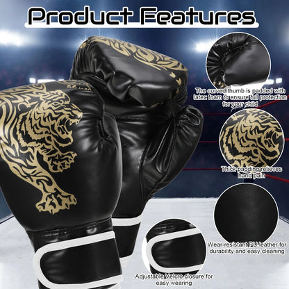 Boxing Gloves – PU Leather for Gym & Kickboxing