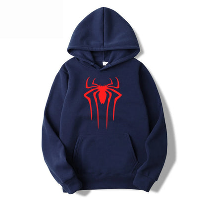 2026 Fashion Men’s Spider Hoodie – Casual Printed Sweatshirt