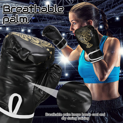 Boxing Gloves – PU Leather for Gym & Kickboxing