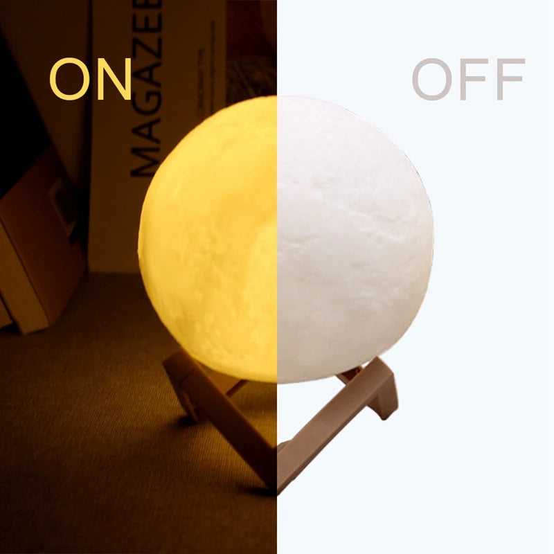 LED Moon & Star Night Light – DIY Lamp
