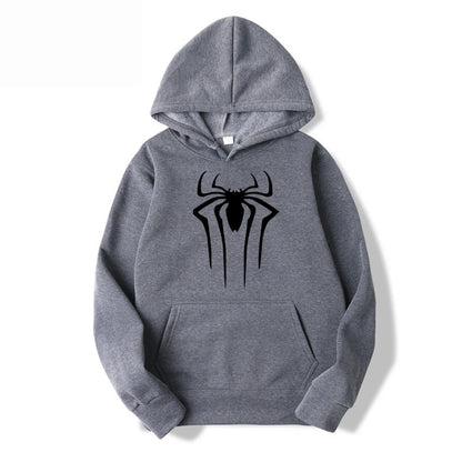 2026 Fashion Men’s Spider Hoodie – Casual Printed Sweatshirt