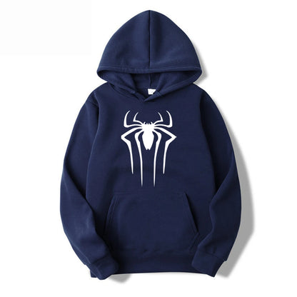 2026 Fashion Men’s Spider Hoodie – Casual Printed Sweatshirt