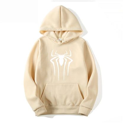 2026 Fashion Men’s Spider Hoodie – Casual Printed Sweatshirt