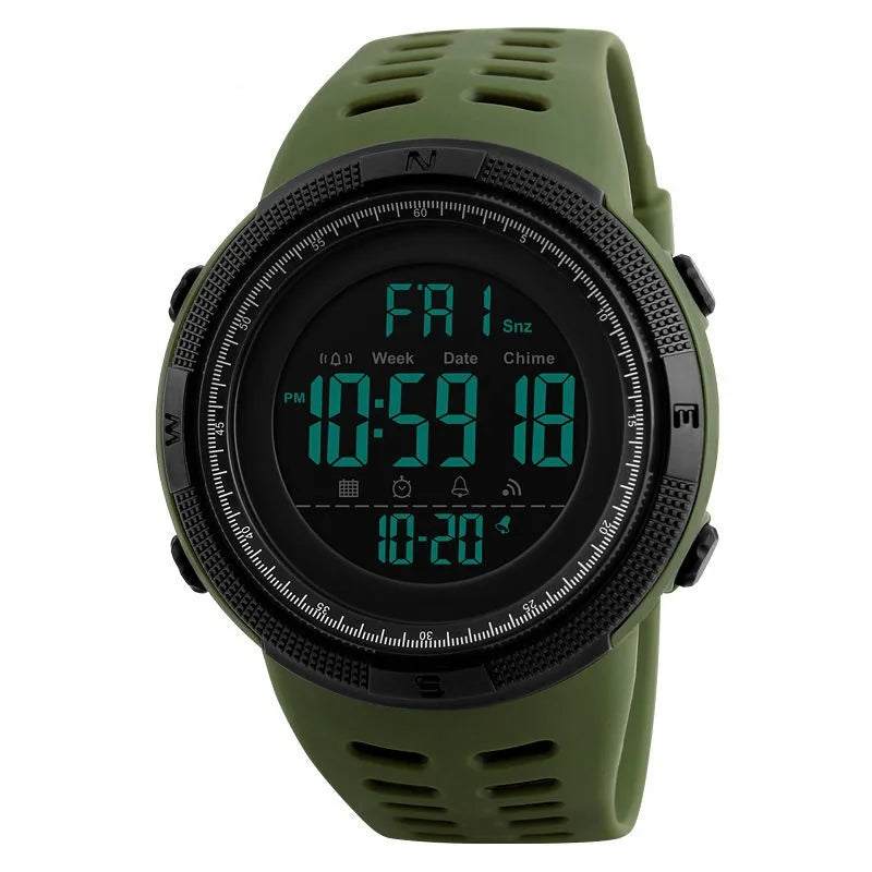 Men's LED Military Sports Watch – Digital Luminous Wristwatch