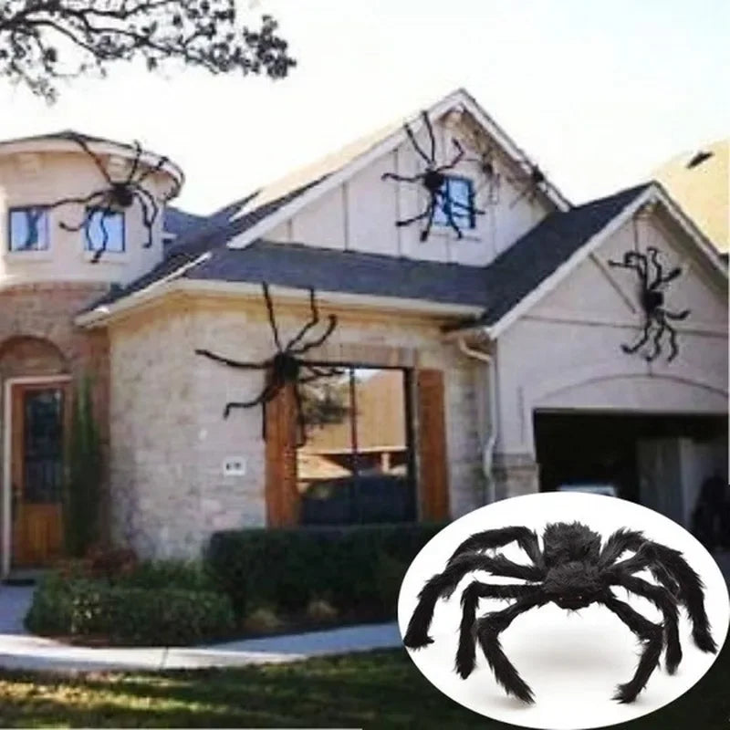 Giant Black Spider – Halloween Party & Haunted House Decoration