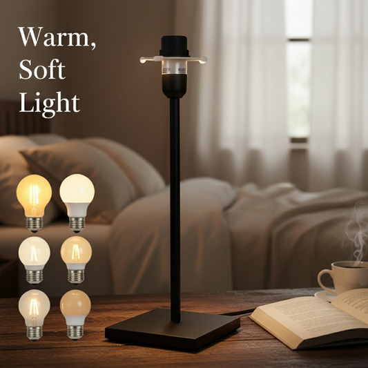 Medium-Sized Table Lamp – Cozy & Stylish Lighting for Bedroom or Study