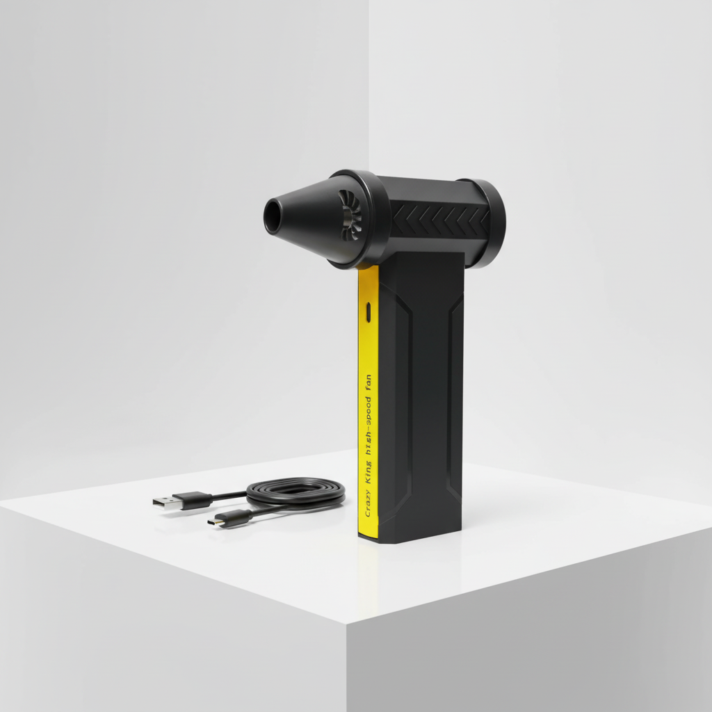 High-Speed Turbo Jet Fan USB Rechargeable