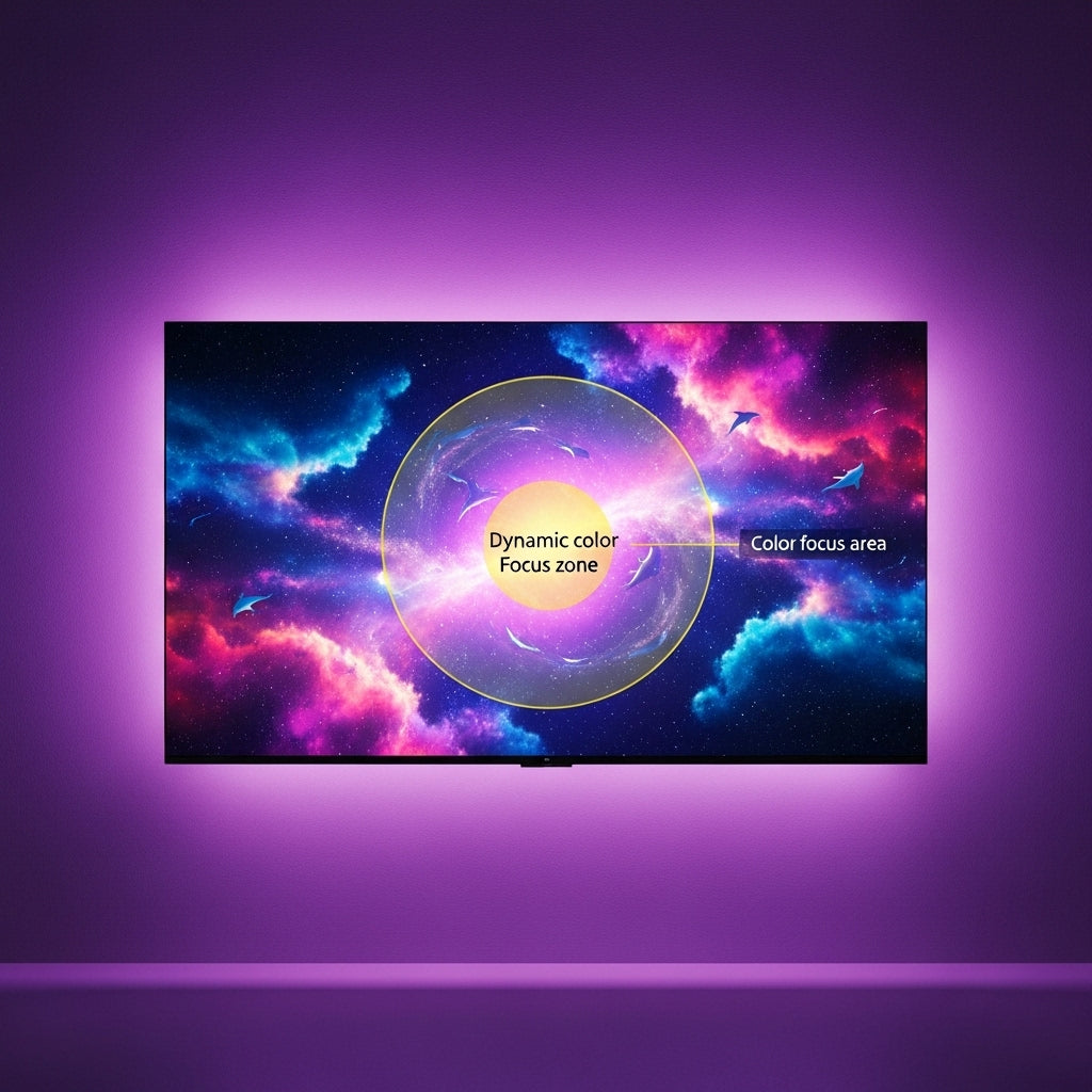 RGBIC LED Strip Light for PC & TV – App Control, Music Sync, Smart Gaming Light