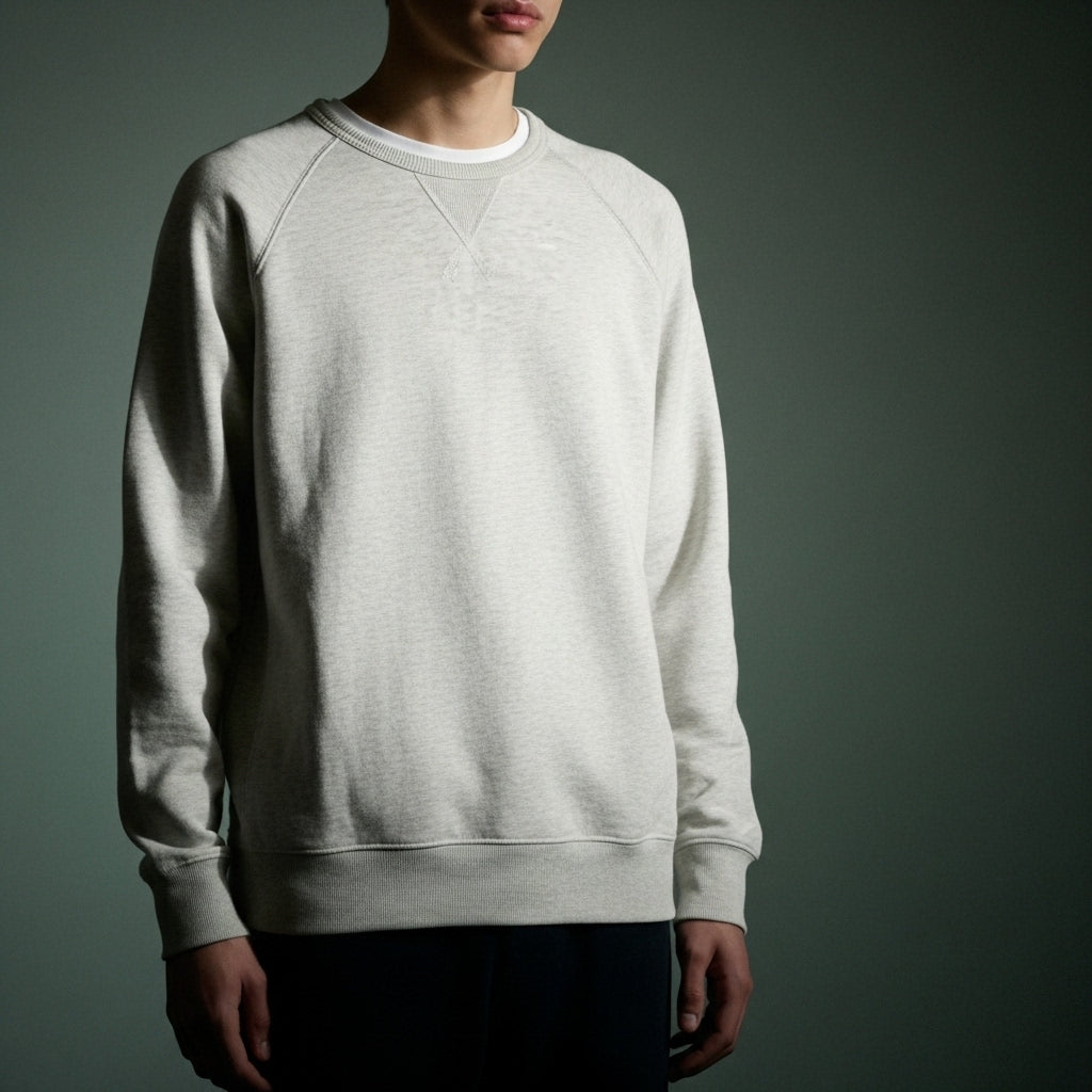 Light Gray Sweatshirt – Casual Comfort with Premium Style