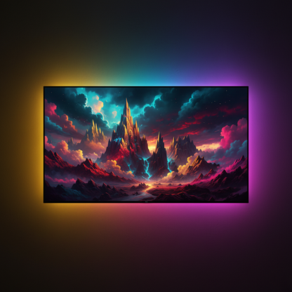 RGBIC LED Strip Light for PC & TV – App Control, Music Sync, Smart Gaming Light